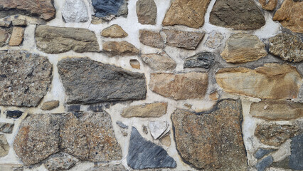 Vintage Architectural Stone Facade Close-Up