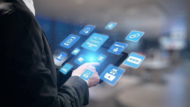 Software development with coding overlays, programming languages, developer tools, mobile app creation, and advanced programming for digital product development and software solutions. Spire - Powered by Adobe