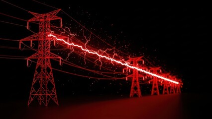 Red Digital Power Lines and Electrical Energy Network