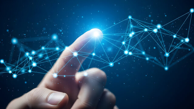 Connecting to future technology with network and data transmission Genarative AI