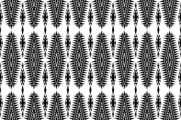 Ethnic seamless, Native patterns with simple shapes. Tribal and ethnic fabrics. Simple geometric pattern elements are best used in design, textile printing.