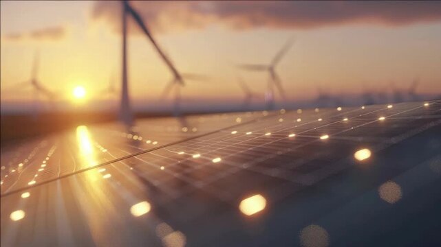 Solar Energy Sunset