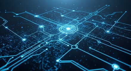 Digital circuit board technology background isolated PNG with Transparent Background