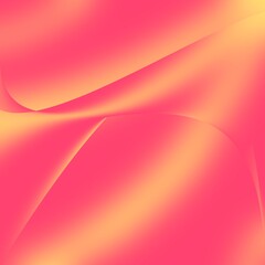 Abstract Neon Pink and Yellow Gradient Swirl