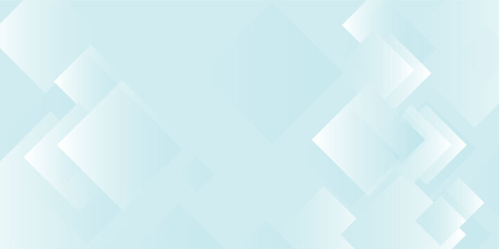 Clean and minimalist background featuring abstract geometric rhombus shapes in soft blue and white, creating a modern and serene visual.