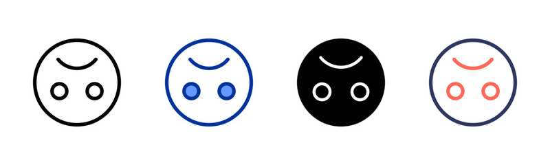 Flip icon set multiple style collection