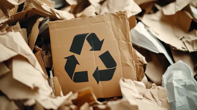 Eco-friendly packaging material in use.