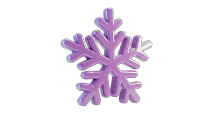 snowflake on white background