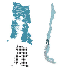 Set maps of Los Lagos Region
