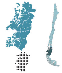 Set maps of Ays&eacute;n Region