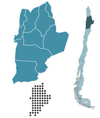 Set maps of Antofagasta Region