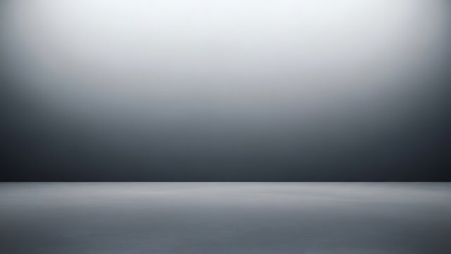 Elegant grey gradient studio, perfect product display , backdrop, empty, interior. High quality
