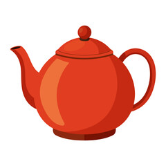 chinese new year teapot flat