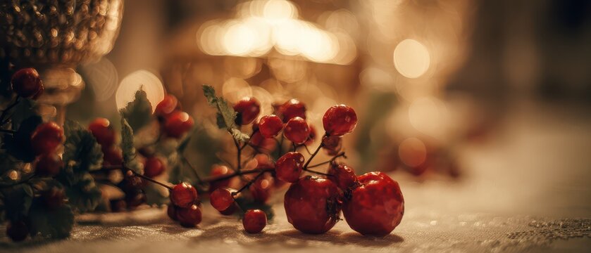 Pear decorations brighten New Year festivities