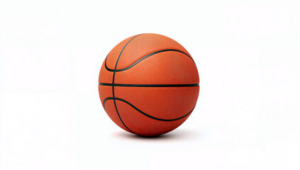 Fototapeta premium Basketball ball isolated on white background