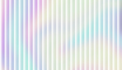 Fototapeta premium Pastel Iridescent Striped Background with Vertical Holographic Lines