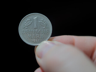  Collectible One Deutsche Mark Coin from 1982