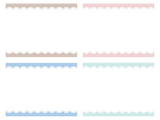 かわいいレースのフレームセット