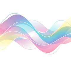 Fluid Gradient Abstract Waves Vector