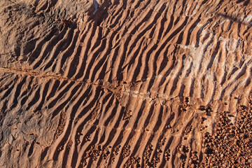 Ripples On Sandstone Layer