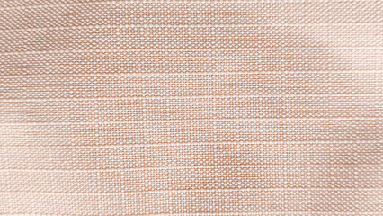 Neutral Tan Ripstop Fabric Texture Background with Uniform Horizontal Lines for Performance Apparel...