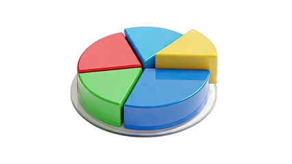 Obraz premium colorful pie chart