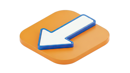 blue and yellow folder icon