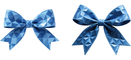 リボン　幾何学柄　模様　柄　装飾物