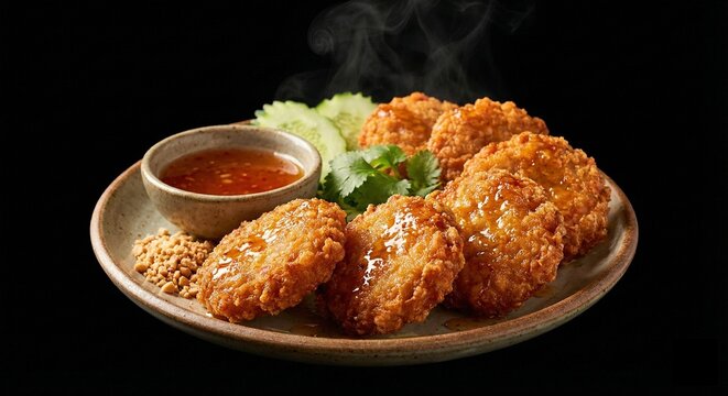 Thai shrimp cakes