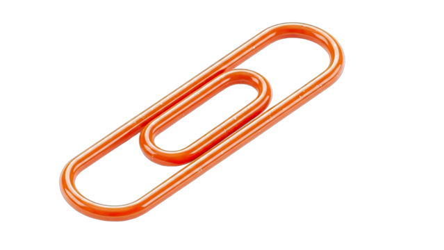 red paper clip