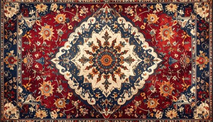 優雅なビンテージ絨毯装飾｜Elegant Vintage Carpet Decoration	