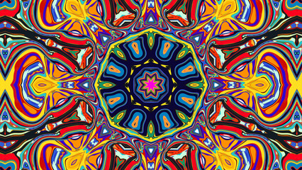Cosmic Psychedelic Kaleidoscope, VJ Background Visual