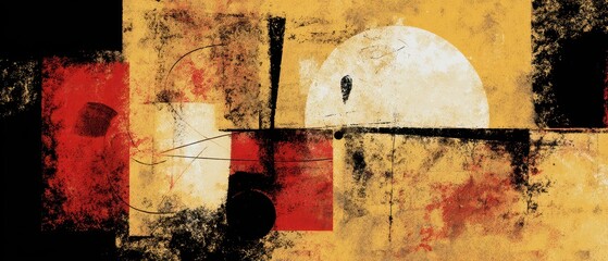 Abstract art celebrating New Year magic