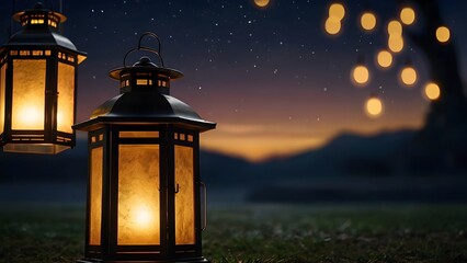 Twin Lanterns Sunset View