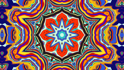 Cosmic Psychedelic Kaleidoscope, VJ Background Visual