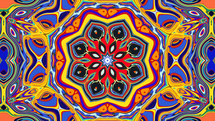Cosmic Psychedelic Kaleidoscope, VJ Background Visual