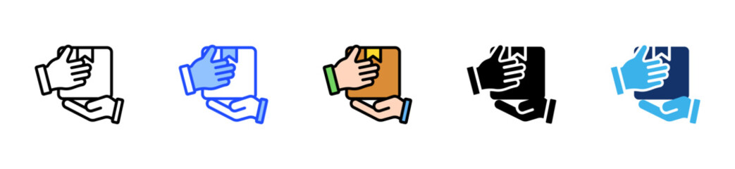 Delivery Icon Collection With Multiple Styles