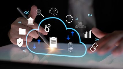 A cloud computing platform for enterprise business solutions. A central system for data storage, security, processing, and application hosting. Motif