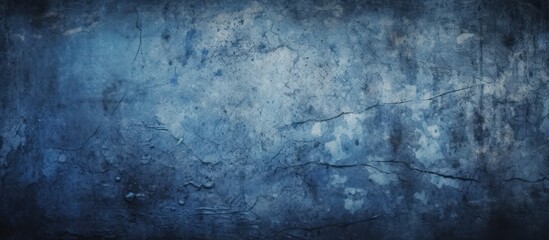 Fototapeta premium Dark Blue Textured Grunge Background with Subtle Light Streaks.