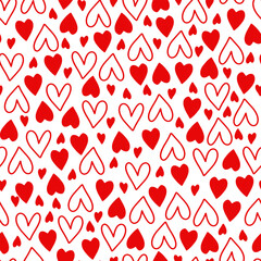 Seamless vector pattern for St. Valentine's day