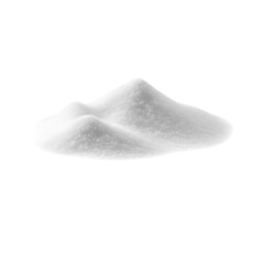 Pile of White Powder Fine Texture Close-Up
