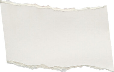 Naklejka premium White ripped paper torn edges strips isolated on black background