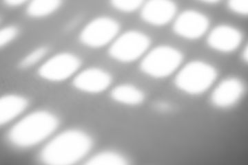 Abstract shadow drop on white wall background overlay mockup effect