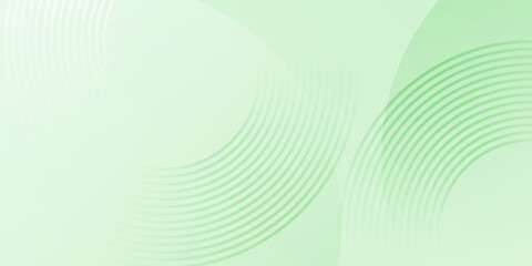 Minimalist soft Abstract Background in Gradient green and white Tones with Circles. abstract circle background. gradient soft green background.