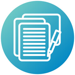 Edit Icon Mini Illustration Icon. Use For Modern Concept, Print, Ui, Ux Kit, Web And App Development. Vector Related To Office, Education, Examination And More