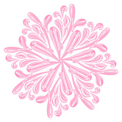 Leafy Circular Mandala Artwork for Wellness and Spa Branding