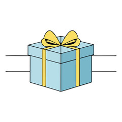 gift box vector illustration