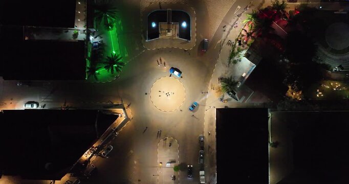 Bissau&rsquo;s Enjoyment Nights People, Cars, Lights