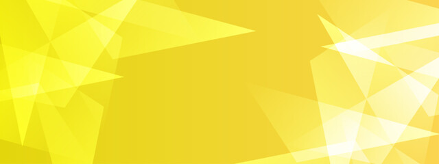 Abstract Yellow Gradient Geometric Background with Overlapping Shapes For Modern Design