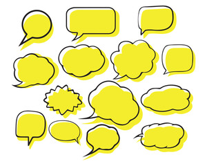 Bubble tax chat box communication media vector design.